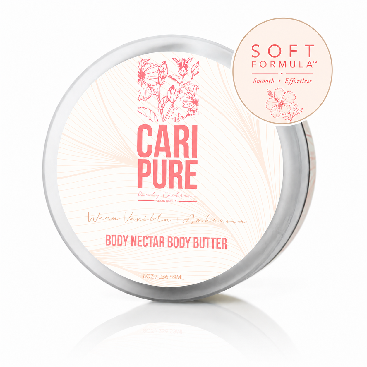 Warm Vanilla + Ambrosia Body Butter by Cari Pure